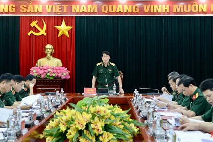 Đại tướng Lương Cường chủ trì Hội nghị Ban Chủ nhiệm Tổng cục Chính trị
