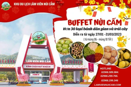 Chương trình “Buffet Cáp treo Núi Cấm hứa hẹn nhiều bất ngờ thú vị.