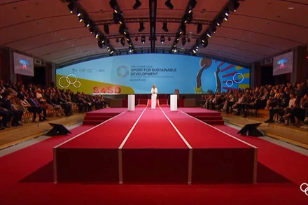 Hội nghị nhằm khởi động một phong trào đẩy nhanh sự đóng góp của thể thao cho các Mục tiêu Phát triển bền vững (SDGs) của Liên hợp quốc vào năm 2030.