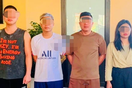 Bốn đối tượng trong nhóm mua bán người bị bắt giữ.