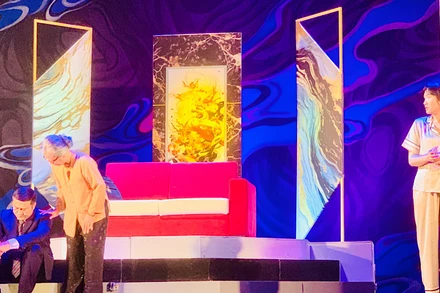 Một cảnh trong vở diễn "Bắt quỷ".