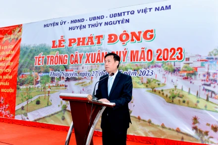 Phát động “Tết trồng cây đời đời nhớ ơn Bác Hồ” tại huyện Thủy Nguyên.