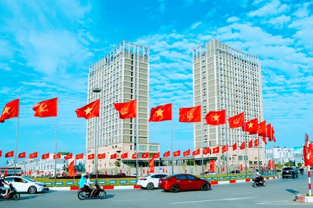 Đô thị Hải Phòng ngày càng khang trang, hiện đại.