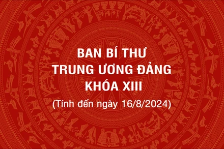 [Infographic] Ban Bí thư Trung ương Đảng khóa XIII