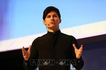 Tỷ phú sáng lập Telegram Pavel Durov phát biểu tại một hội nghị ở Barcelona, Tây Ban Nha ngày 23/2/2016. (Ảnh: Getty Images/TTXVN)