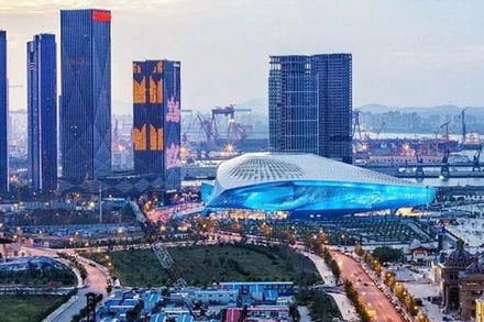 Trung tâm Hội nghị WEF tại Đại Liên, Trung Quốc.