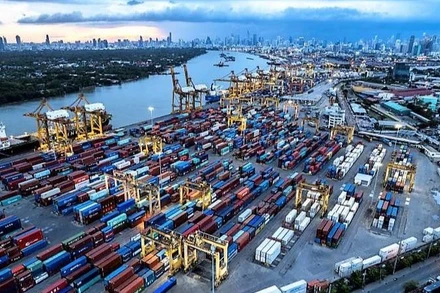 Ảnh minh họa: Cảng Bangkok trên sông Chao Phraya, Thái Lan. (Ảnh: Reuters)