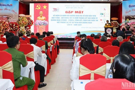 Quang cảnh lễ kỷ niệm.