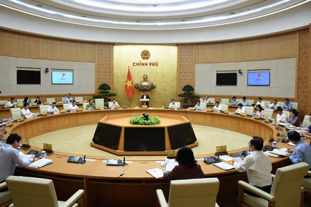 [Ảnh] Thủ tướng Phạm Minh Chính chủ trì Phiên họp Chính phủ thường kỳ tháng 5