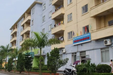 Khu nhà ở công nhân tại xã Kim Chung, huyện Đông Anh, thành phố Hà Nội. (Ảnh: MINH VÂN)