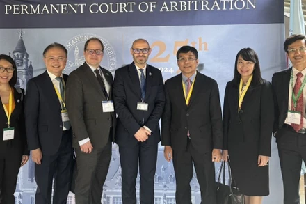 Thứ trưởng Thường trực Ngoại giao Nguyễn Minh Vũ tham dự Lễ kỷ niệm 125 thành lập Tòa trọng tài thường trực PCA.