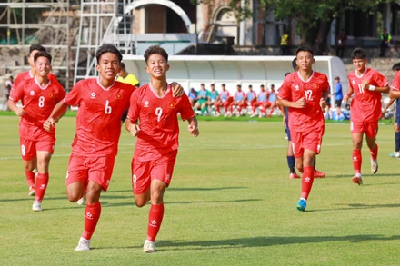 Đội tuyển U17 quốc gia hướng tới Vòng loại U17 châu Á 2025. (Ảnh: VFF)