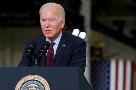 Tổng thống Mỹ Joe Biden. (Ảnh: REUTERS)