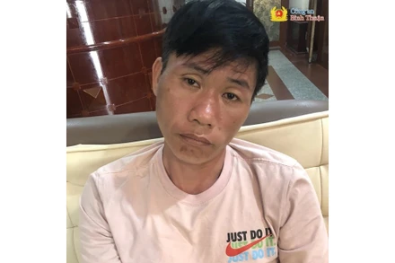 Đối tượng Hoàng Tuấn Điệp bị bắt.