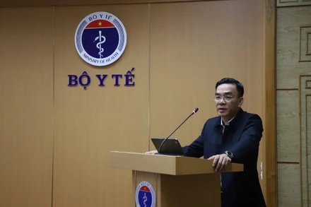 Ông Nguyễn Lương Tâm, Phó Cục trưởng Cục Y tế dự phòng (Bộ Y tế) phát biểu.