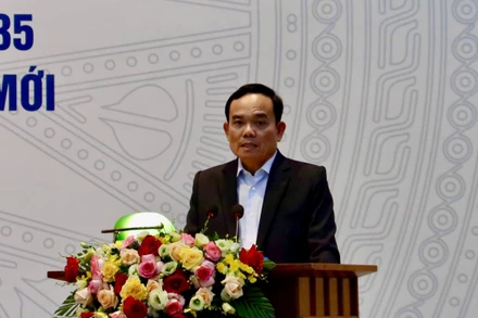 Đồng chí Trần Lưu Quang phát biểu chỉ đạo tại hội nghị.