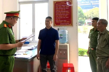 Cơ quan điều tra thi hành quyết định khởi tố bị can, lệnh bắt tạm giam đối với Nguyễn Quốc Vy Liêm.