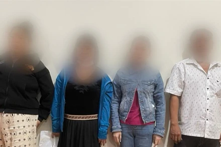 Các đối tượng bị bắt giữ.