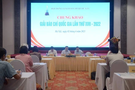 Chung khảo Giải Báo chí quốc gia Lần thứ XVII năm 2022.