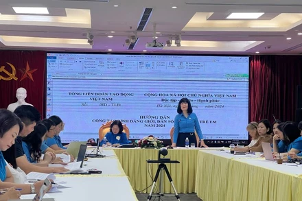 Hội thảo đề xuất chính sách thúc đẩy bình đẳng giới và bảo đảm quyền cho lao động nữ trong dự thảo Luật Công đoàn.