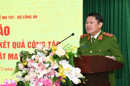 Trung tướng Nguyễn Văn Viện, Cục trưởng C04 thông tin về công tác đấu tranh phòng, chống tội phạm về ma túy năm 2024.