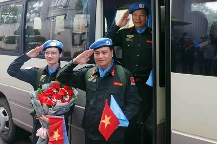 Tổ công tác số 5 nhận nhiệm vụ tại Phái bộ giữ giữ hòa bình Liên hợp quốc.