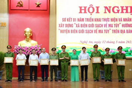 Công an tỉnh Nghệ An tổ chức Hội nghị sơ kết 1 năm thực hiện Đề án xây dựng "Xã biên giới sạch về ma túy".