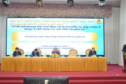 Hội nghị nhằm gợi mở phương hướng công tác kiểm tra, giám sát của tổ chức Công đoàn thời gian tới.