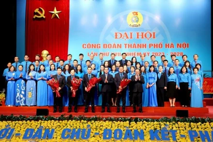 Ban Chấp hành Liên đoàn Lao động thành phố Hà Nội khóa XVII, nhiệm kỳ 2023-2028.