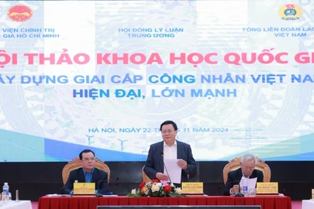 Hội thảo khoa học quốc gia "Xây dựng giai cấp công nhân Việt Nam hiện đại, lớn mạnh".