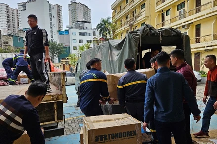 Lực lượng cứu nạn, cứu hộ Bộ Công an với công tác chuẩn bị lên đường sang Myanmar.