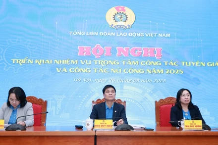 Hội nghị triển khai nhiệm vụ công tác tuyên giáo, nữ công năm 2025.