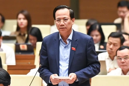 Bộ trưởng Lao động-Thương binh và xã hội Đào Ngọc Dung. Ảnh: Duy Linh