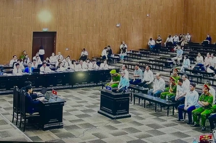 Luật sư bào chữa cho bị cáo Hoàng Quốc Vượng.