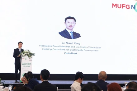 Ông Lê Thanh Tùng, Thành viên Hội đồng quản trị VietinBank nhấn mạnh ESG không chỉ là một xu hướng, mà là cam kết, là tư duy và là hành động thực tiễn. 