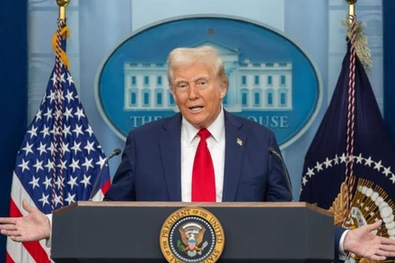 Tổng thống Mỹ Donald Trump. (Ảnh: Tân Hoa xã)