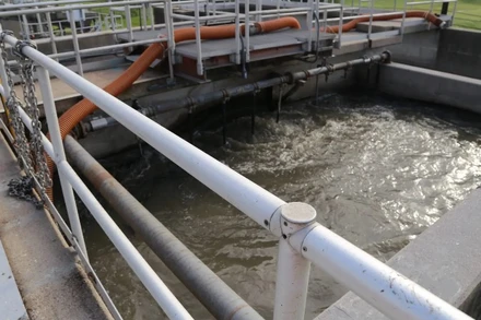 Một nhà máy xử lý nước thải của Houston. (Ảnh: Houston Public Media)