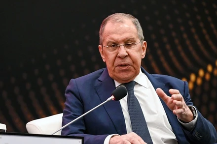 Ngoại trưởng Nga Sergey Lavrov tham dự Diễn đàn Ngoại giao Antalya tại Antalya, Thổ Nhĩ Kỳ, ngày 1/3/2024. (Ảnh: Tân Hoa xã)