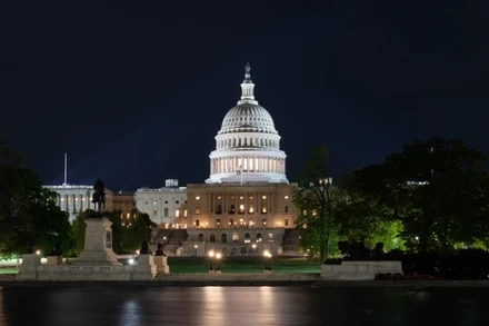 Tòa nhà Quốc hội Mỹ tại Washington, D.C.(Ảnh: Tân Hoa xã)