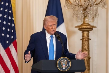 Tổng thống Mỹ Donald Trump (Ảnh: Tân Hoa xã)