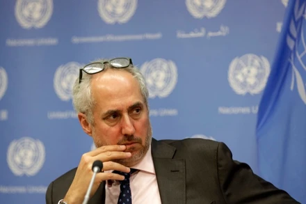 Người phát ngôn của Tổng Thư ký Liên hợp quốc, ông Stephane Dujarric. (Ảnh: Tân Hoa xã)