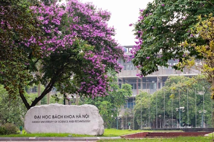 Khuôn viên Trường đại học Bách khoa Hà Nội. Ảnh: HUST