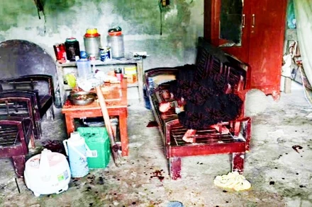 Hiện trường vụ việc.