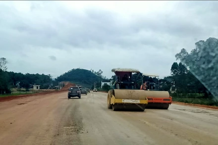 Dự kiến đường liên kết Thái Nguyên-Bắc Giang-Vĩnh Phúc sẽ hoàn thành vào cuối năm nay.