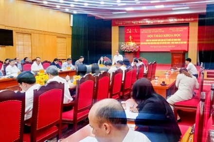 Đại biểu dự hội thảo.