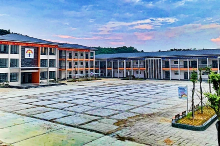 Trường Trung học phổ thông Tức Tranh ở huyện Phú Lương được đầu tư xây dựng khang trang, bắt đầu dạy và học từ năm học 2023- 2024.