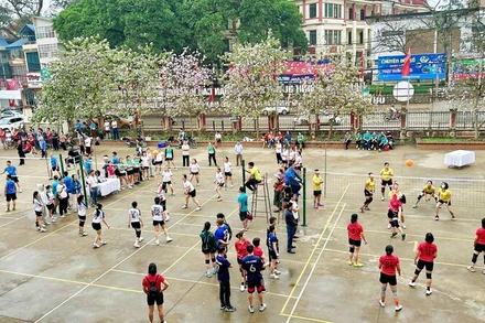 Phong trào thể thao quần chúng phát triển mạnh trên địa bàn tỉnh Thái Nguyên thời gian qua.