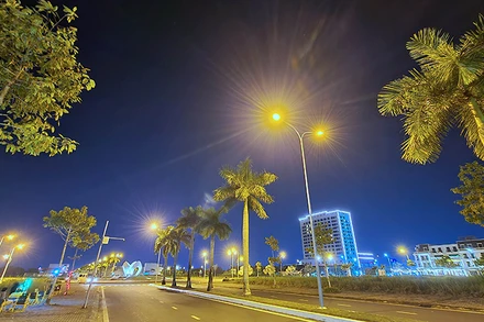 Một góc khu dân cư Minh Thắng (thành phố Cà Mau), nơi xảy ra vụ học sinh dàn dựng cảnh đánh nhau gây hiểu lầm. 