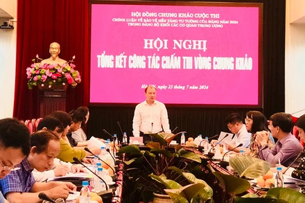 Đồng chí Lê Hải Bình dự và chủ trì Hội nghị.