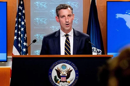 Người phát ngôn Bộ Ngoại giao Mỹ Ned Price. (Nguồn: Europetime)